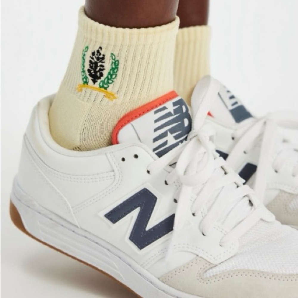 FP Movement ~ Cream Color Embroidered Socks With Crest Buti ~ *NWT & Packaging - Picture 12 of 13